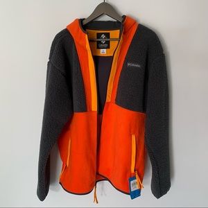 Columbia sherpa full zip hoodie